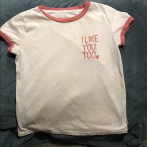 Kids shorts sleeve shirt